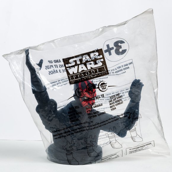 1999 STAR WARS EPISODE 1 DARTH MAUL TACO BELL/KFC/PIZZA HUT CUP TOPPER